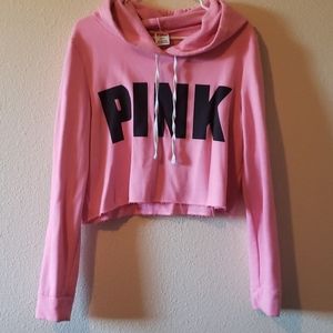 Pink crop sweater